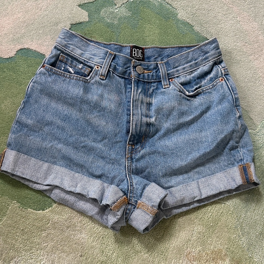 BDG Urban Outfitters Mom High-Rise Blue Jean Shorts size 27 - Picture 4 of 4